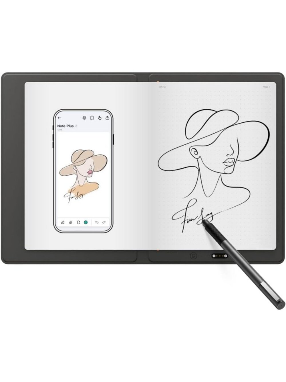 Digital Notebook with Pen - Syncs to Phone, Perfect for Note-Taking & Sketching